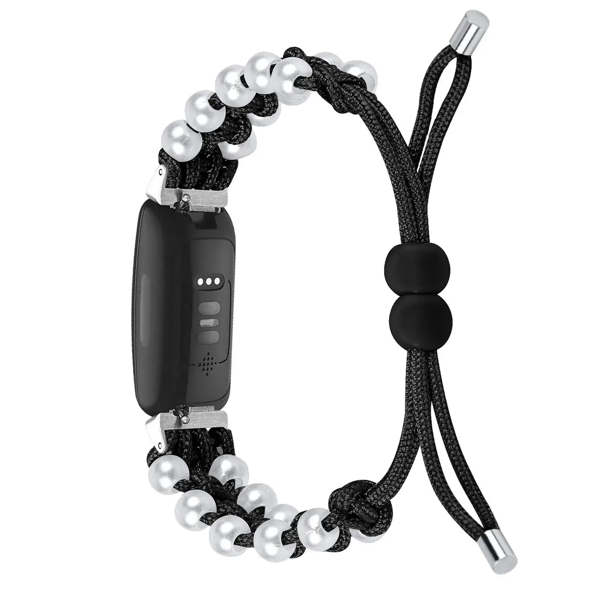 Fitbit Inspire 3, 2, 1, HR Braided Bead Band - Stylish Strap