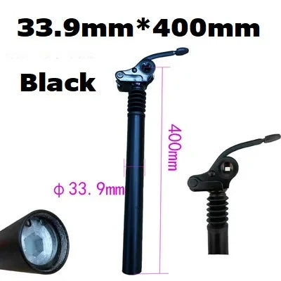 Electric Folding Bike E-Bike Shock Seatpost 25.4mm 27.2mm 28.6mm 31.8mm 33.9mm Bicycle Folding Flipped Shock Absorber Seat Post