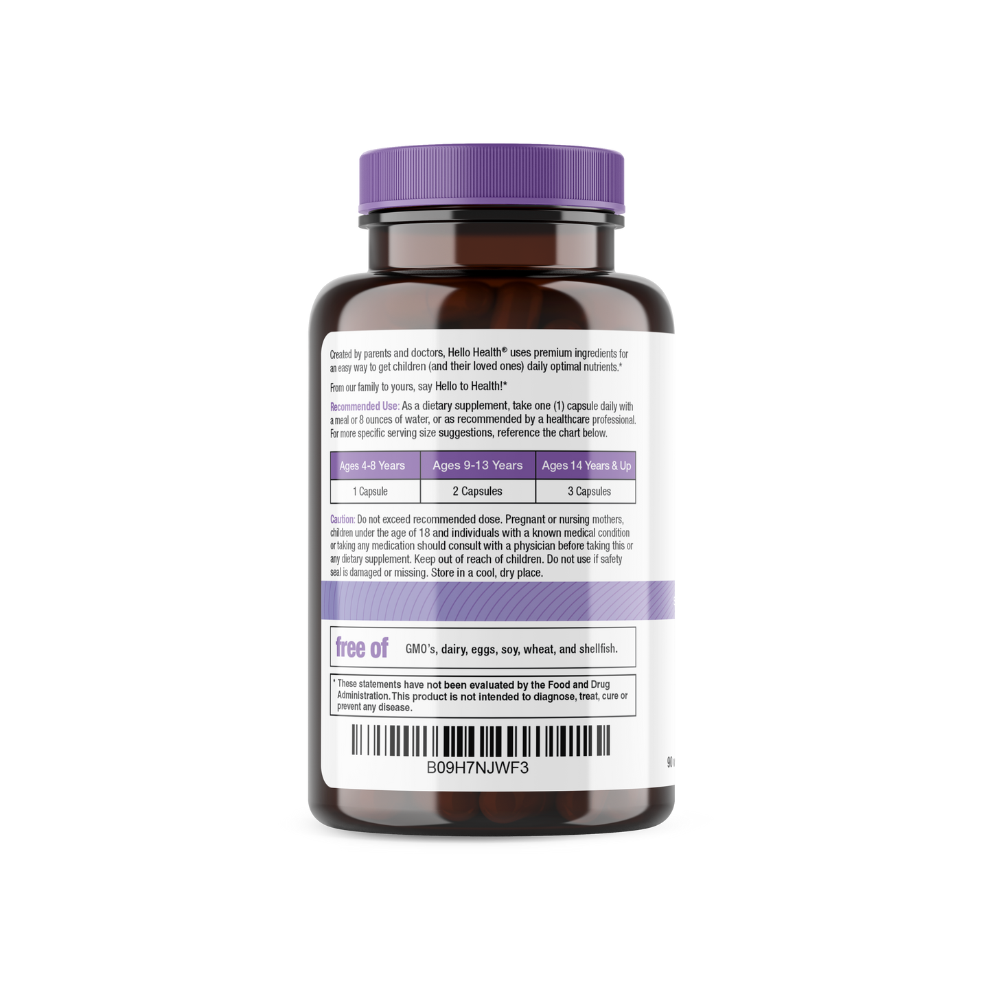 Happy Calm Magnesium Glycinate capsules