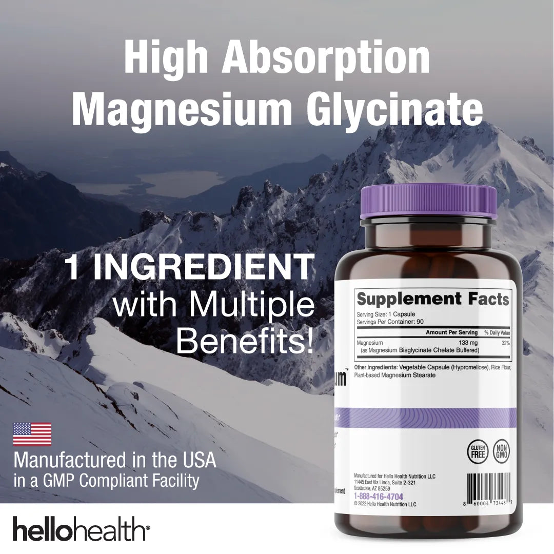 Happy Calm Magnesium Glycinate capsules