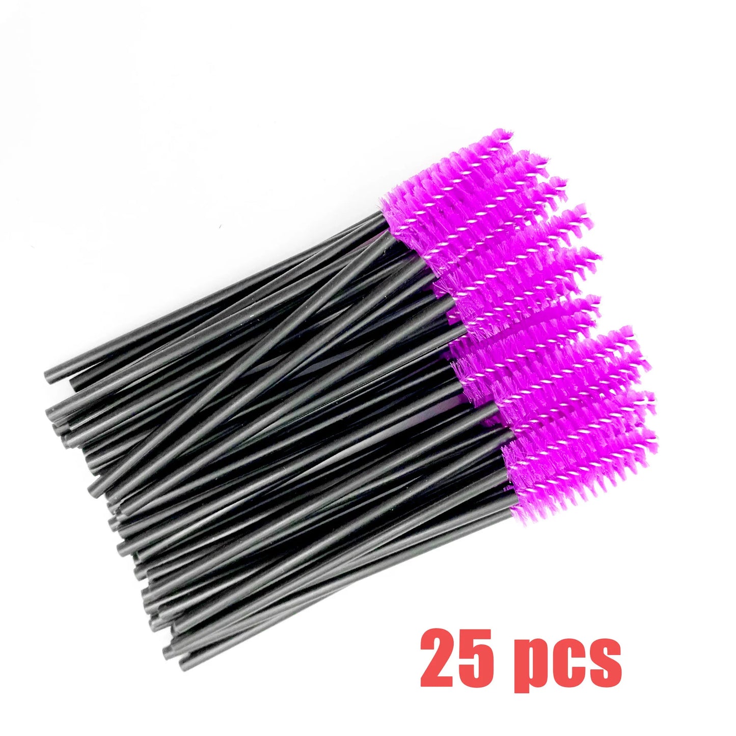 Disposable Eyelashes Brushes Crystal Diamond Handle Lash Brush Eyebrow Mascara Wands Eyelash Extension Supplies Makeup Tools
