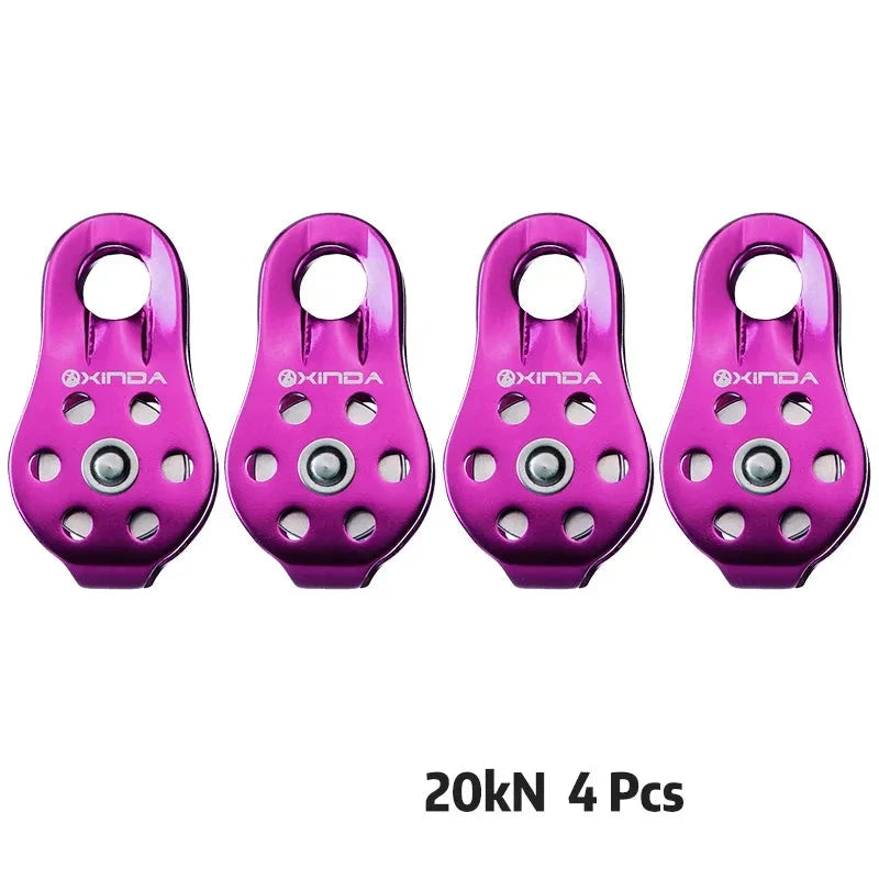 High-Altitude Traverse Pulley for Safe and Efficient Hauling