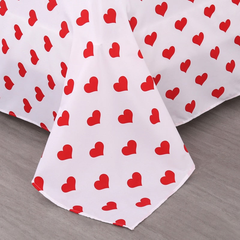 Sábanas con estampado de fresas