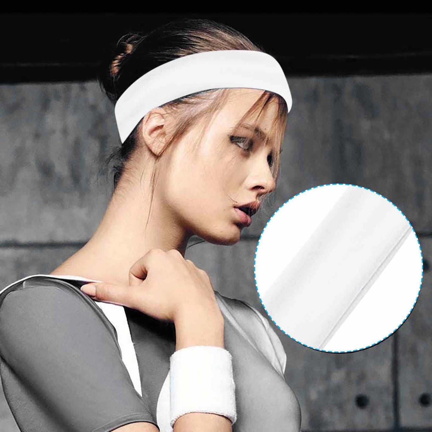 FlexFit Vibe Headband – Unisex Elastic Sports Hair Band for Fitness & Style