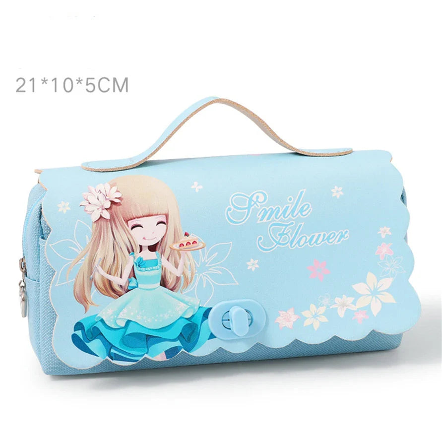 Estuches de lápices de niña kawaii