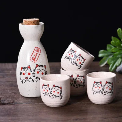 Juego de sake de cerámica