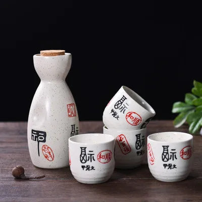 Juego de sake de cerámica
