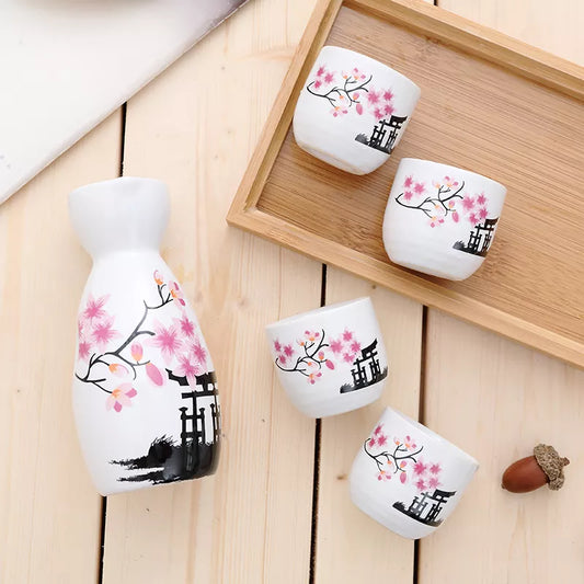 Juego de sake de cerámica
