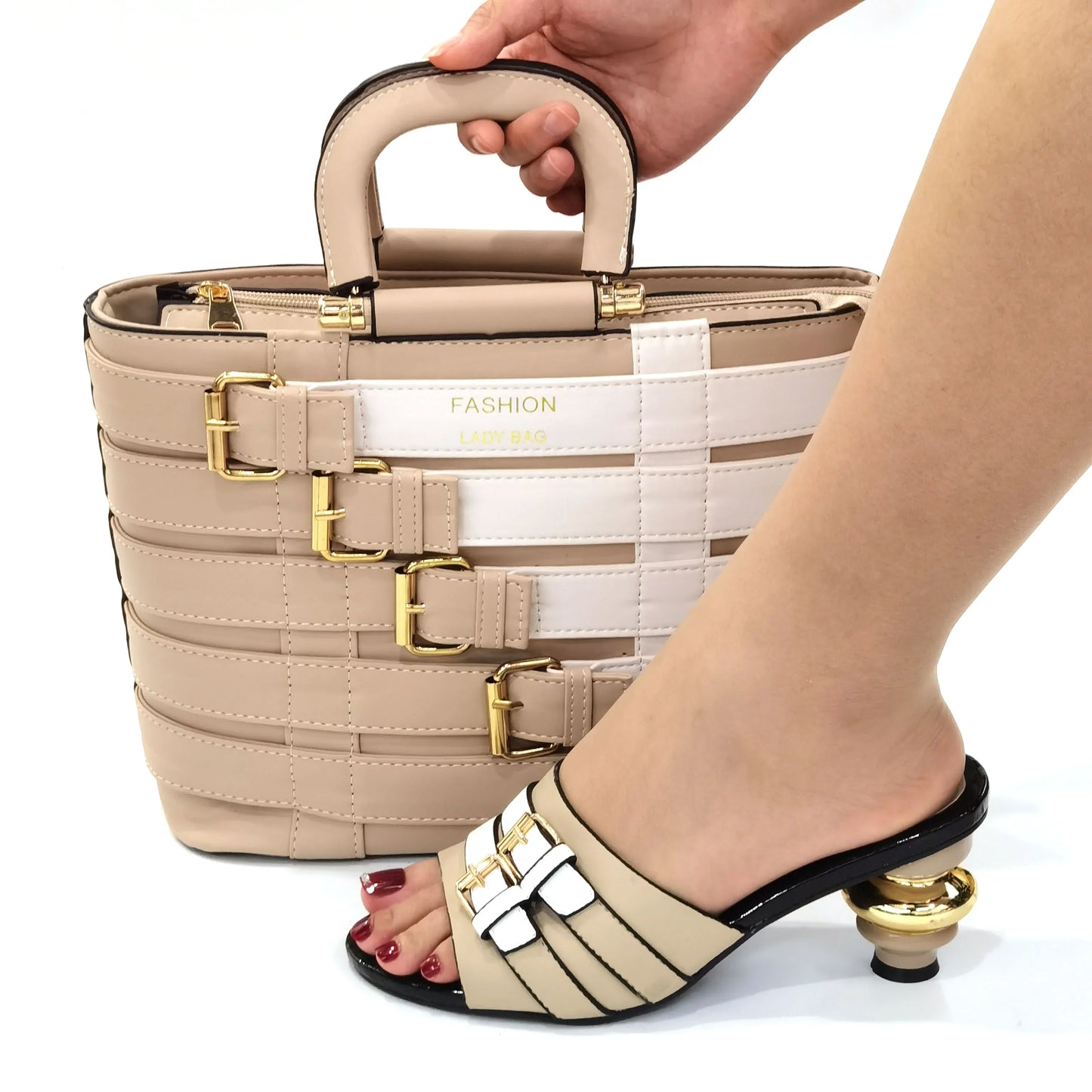 Zapatos y bolsos italianos a juego HOP1-25