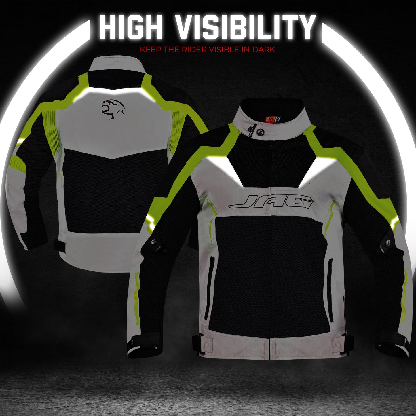 Chaqueta de moto Horizon | Chaqueta protectora con certificación CE