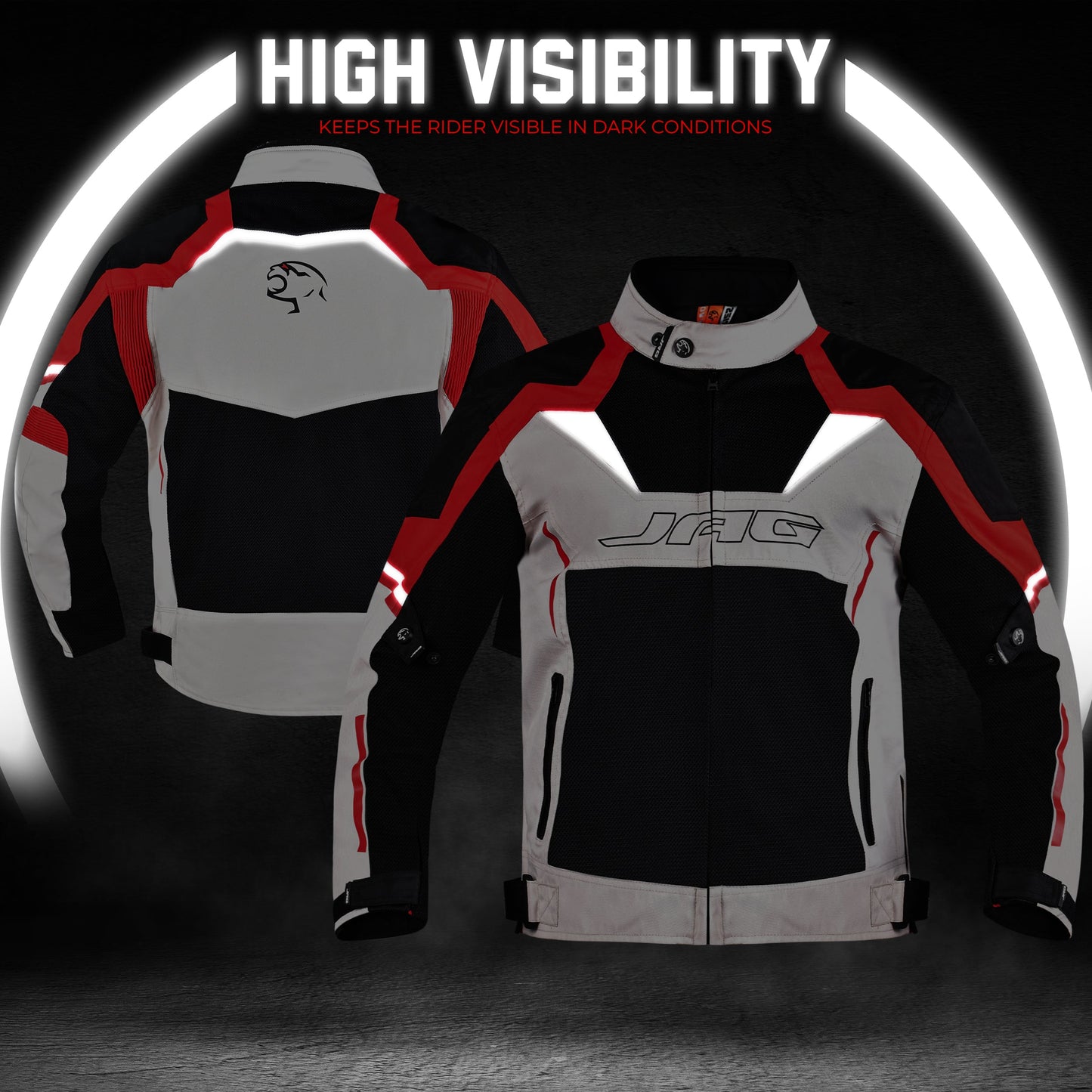 Chaqueta de moto Horizon | Chaqueta protectora con certificación CE