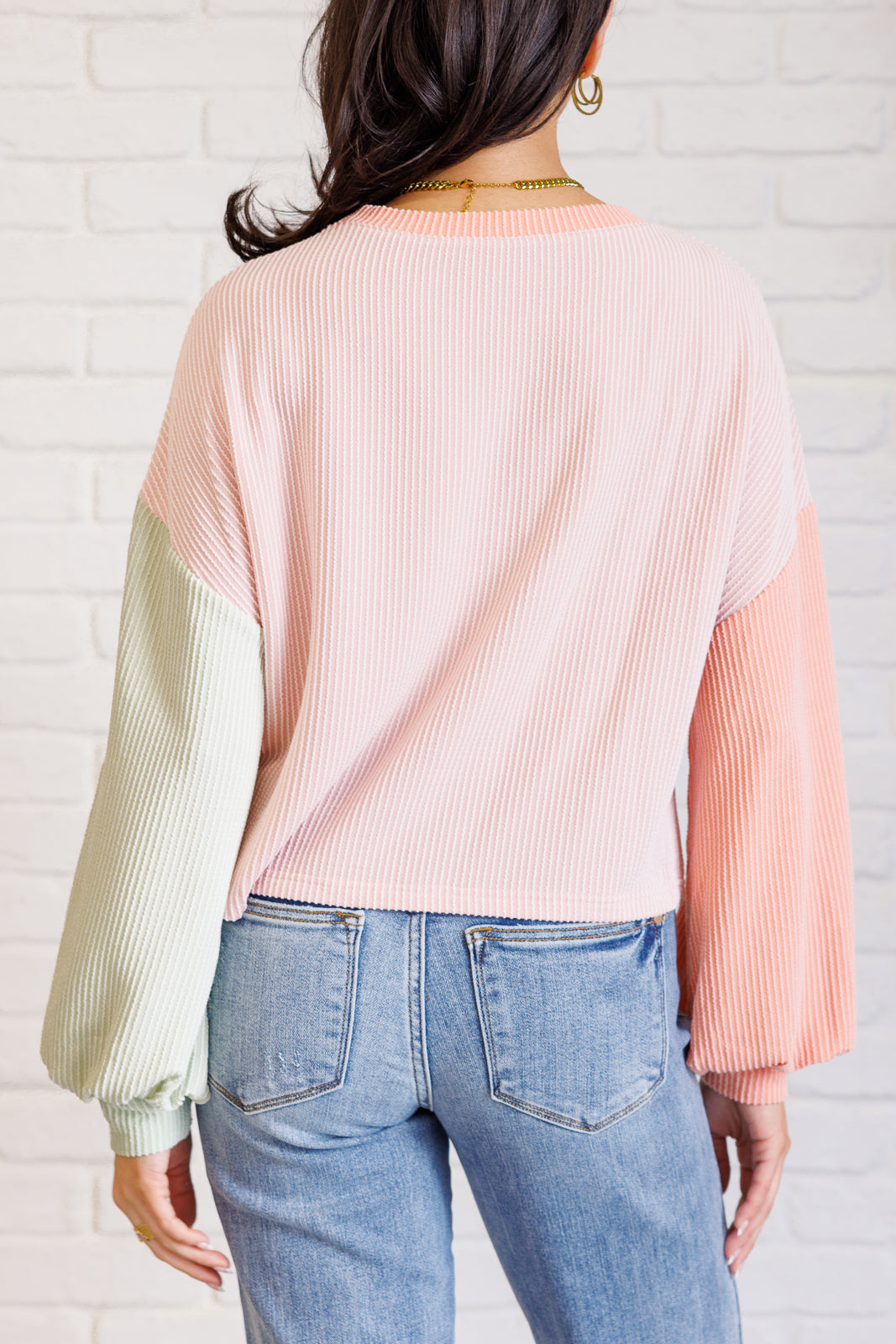Top Colorblock Multicolor Hit Me With Your Best Shot