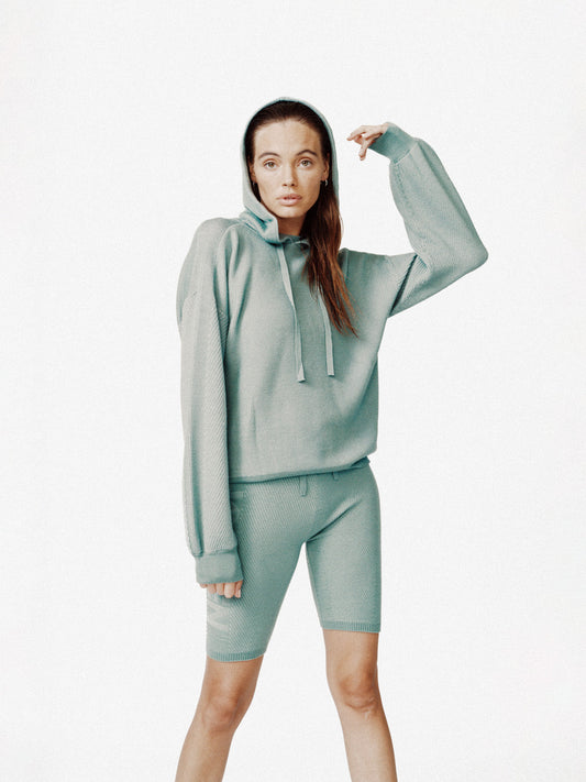 Sudadera con capucha Icon - Salvia