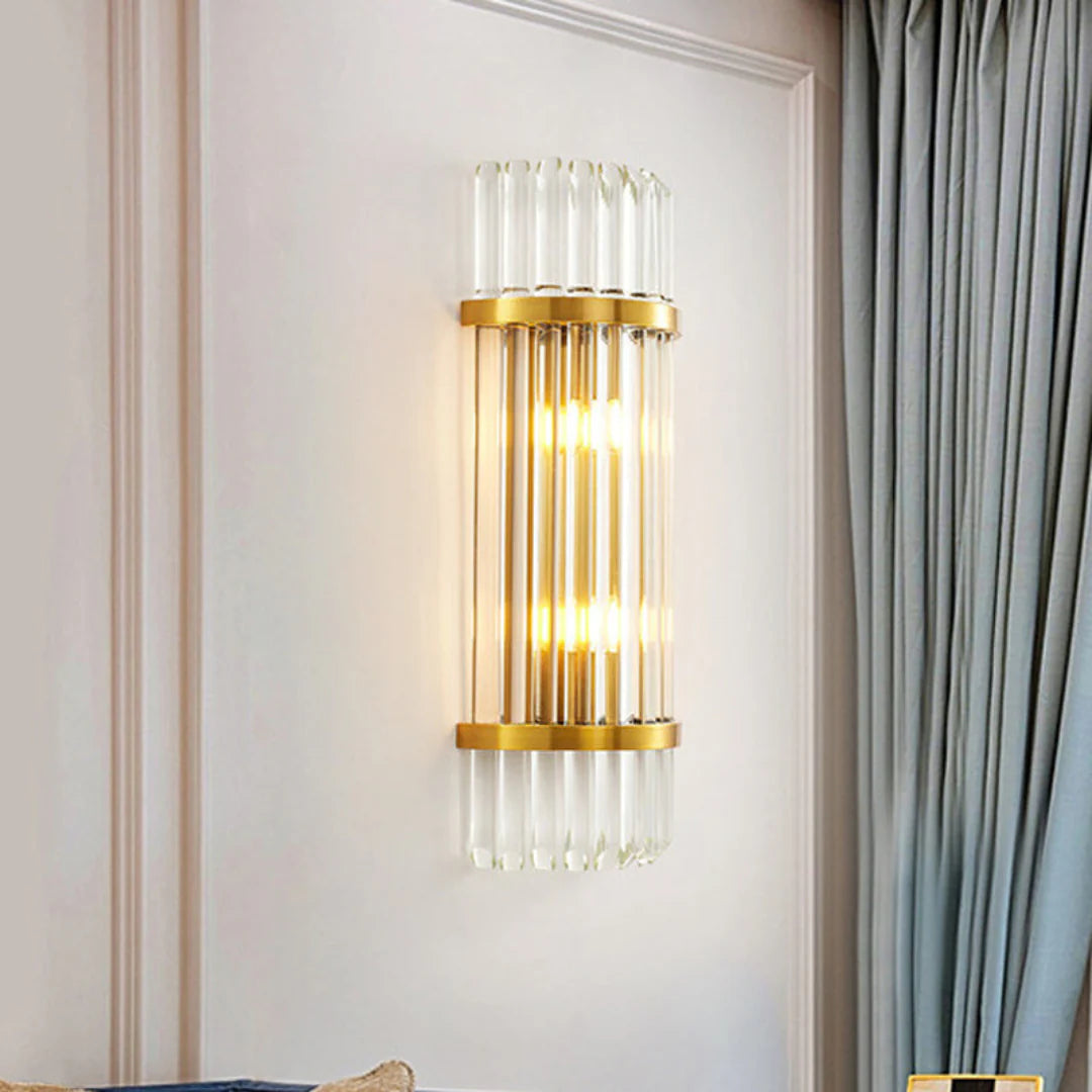 Lámpara de pared de cristal Holloway
