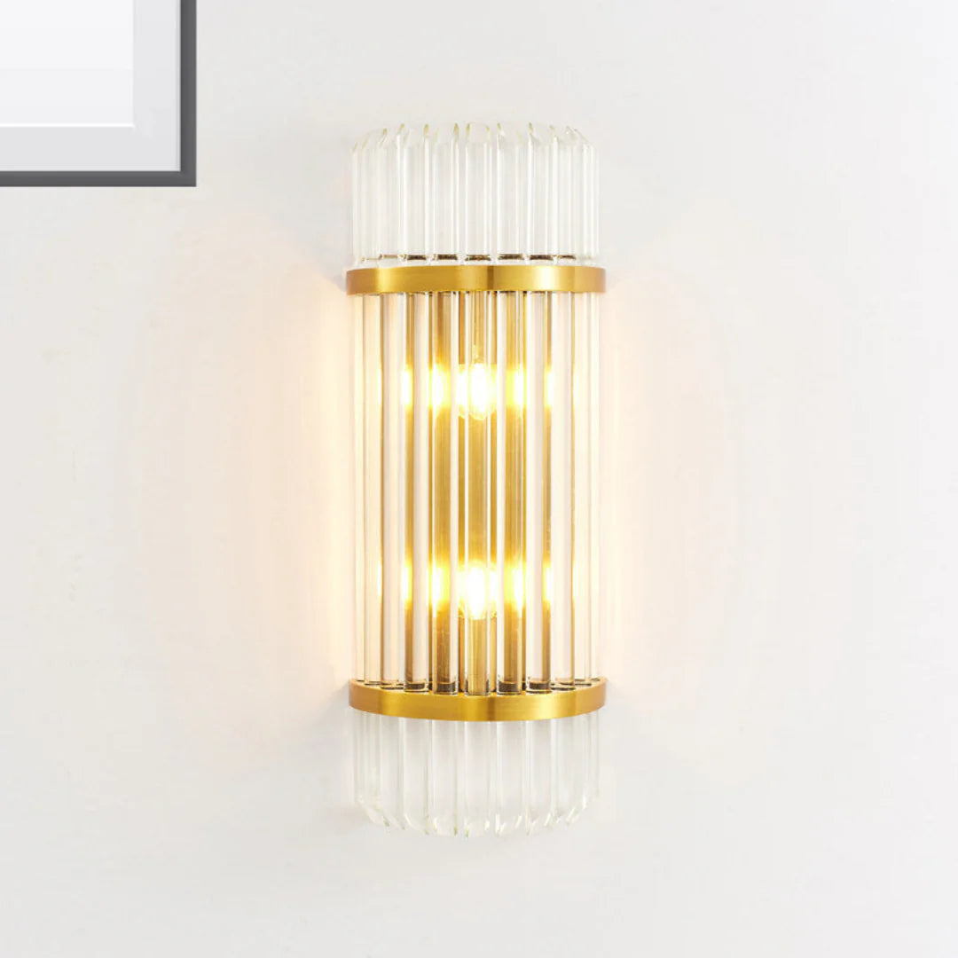 Lámpara de pared de cristal Holloway