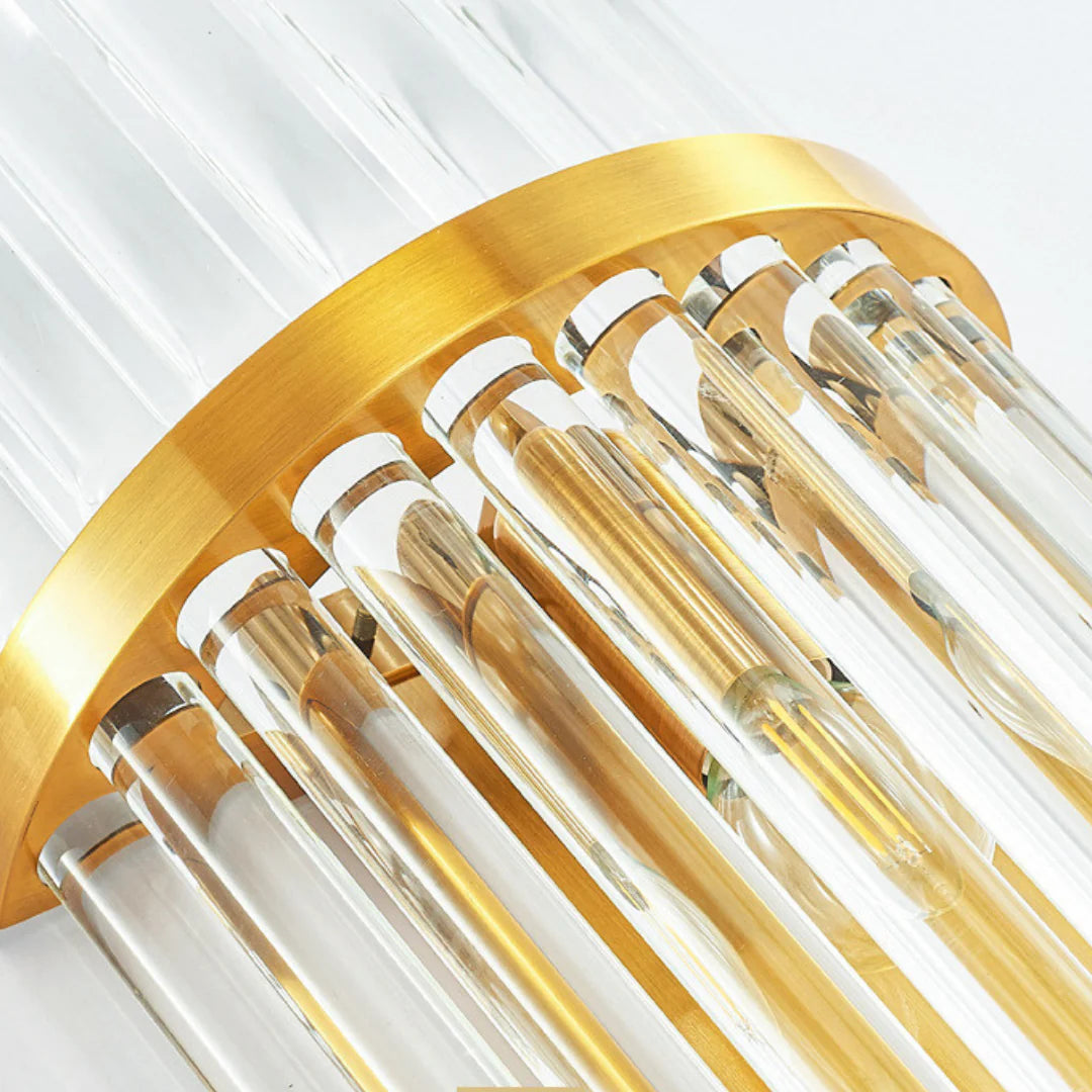 Lámpara de pared de cristal Holloway