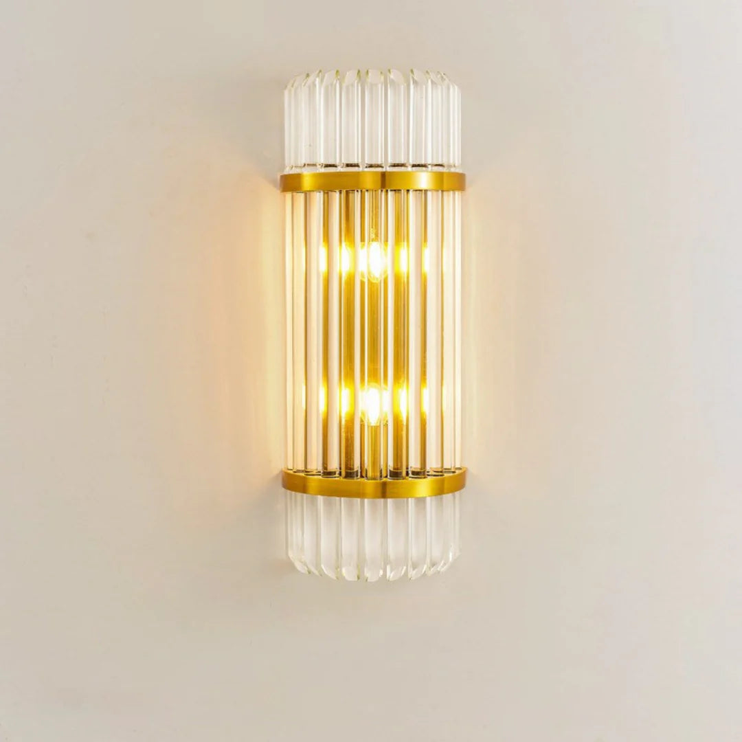 Lámpara de pared de cristal Holloway