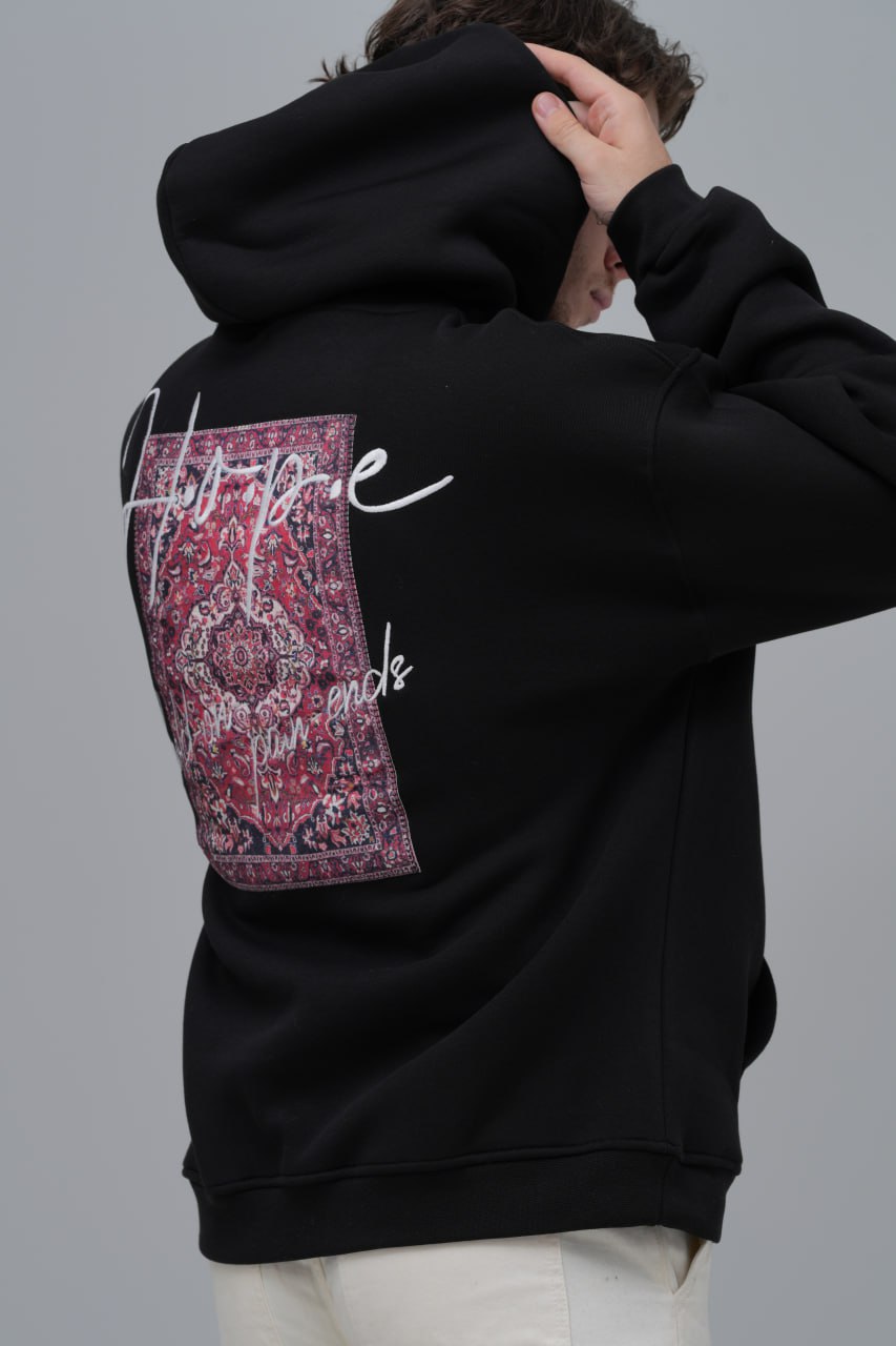 "Hope" Persian Rug Graphic Hoodie
