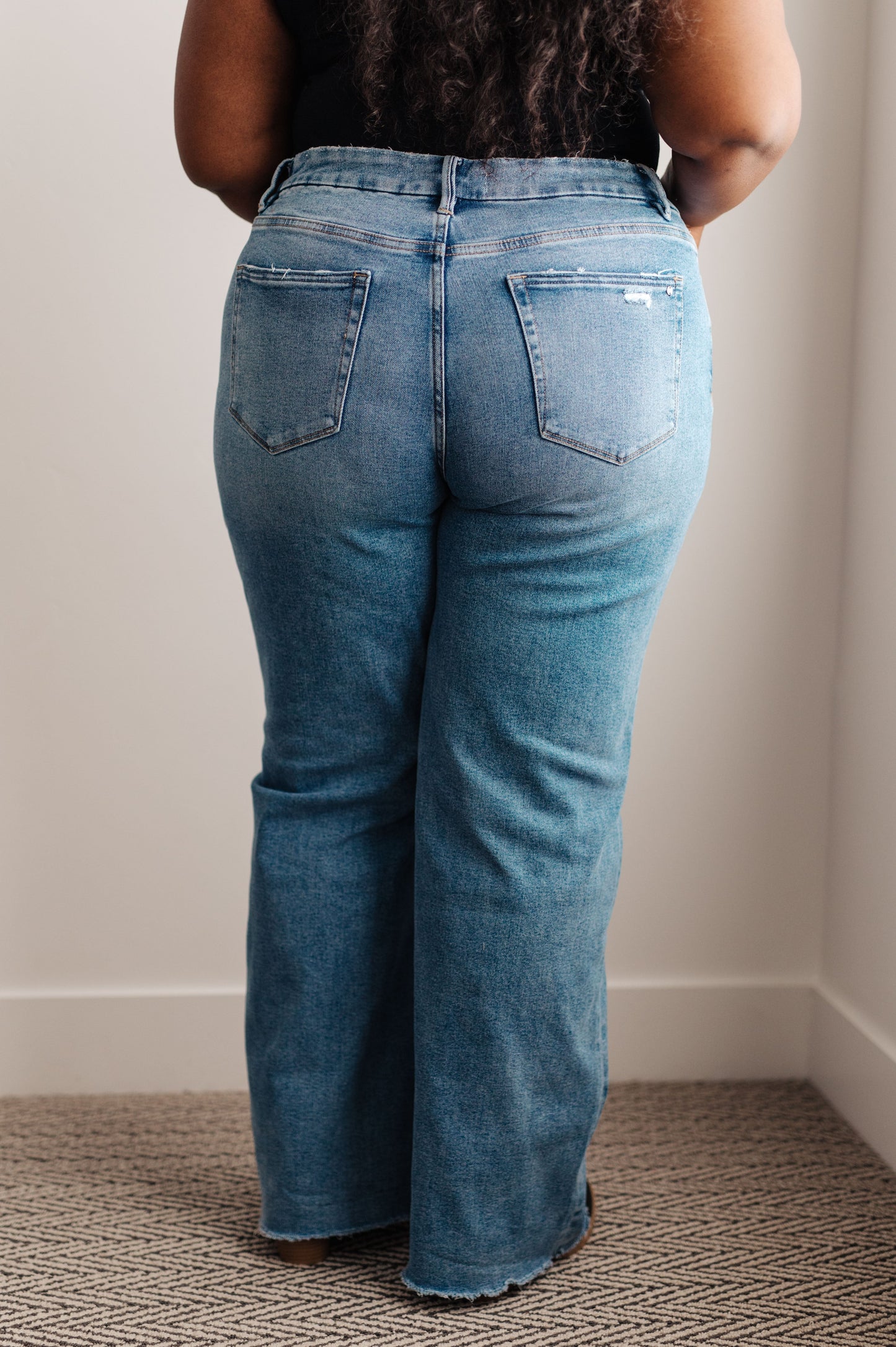 Hope Jeans de pernera ancha tiro alto
