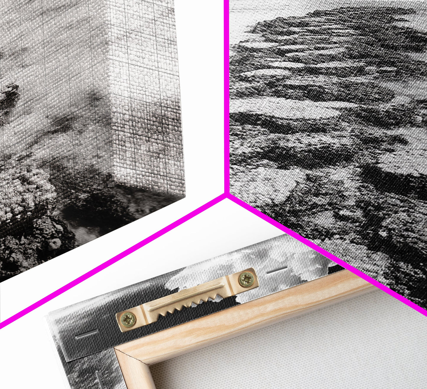 Island Cloud Escape, Ocean Path Scene, Tropical Seascape, Canvas Print, Coastal Beach House Art, Summer Island Vibes Wall Art