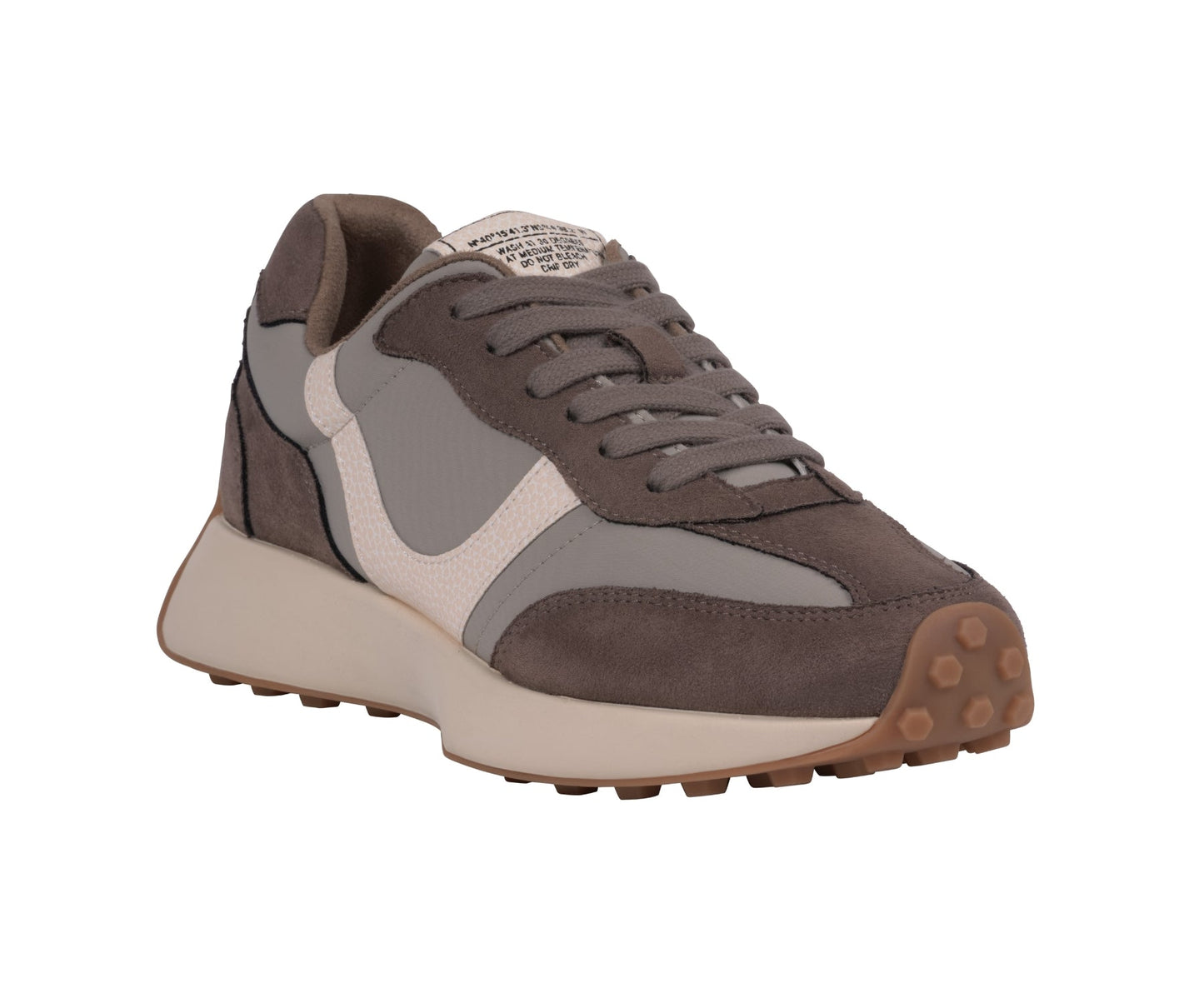 Zapatillas con cordones Howell color topo para mujer