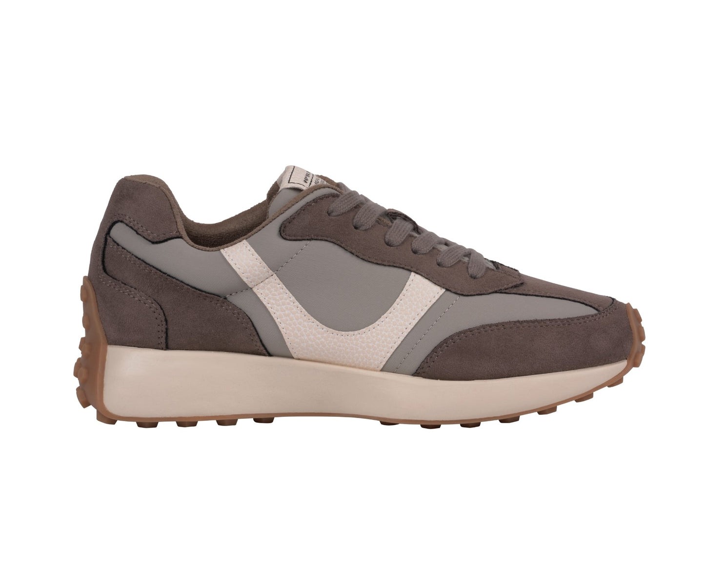 Zapatillas con cordones Howell color topo para mujer