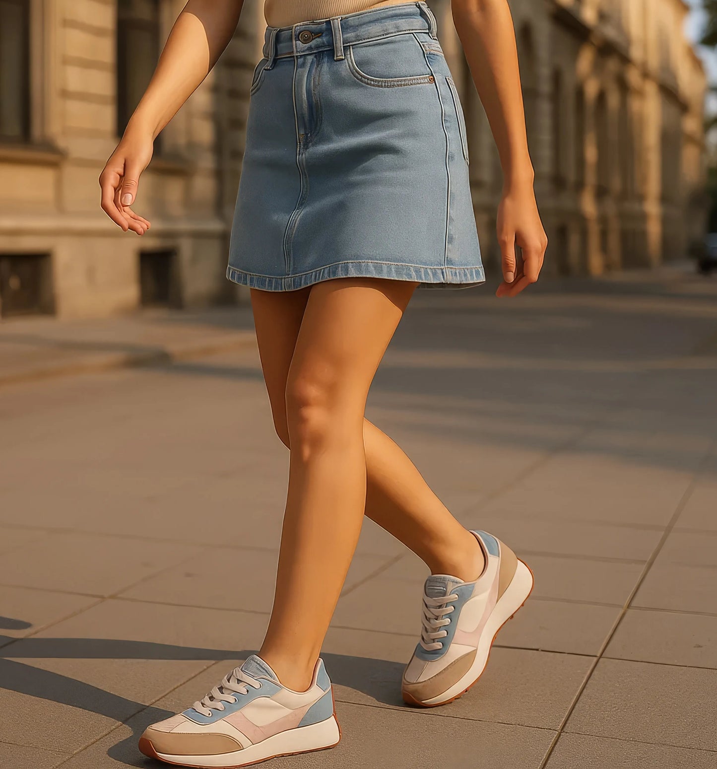 Zapatillas con cordones Howell color topo para mujer