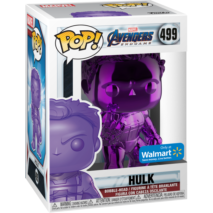 Hulk con guantelete [Cromo púrpura] #499 Funko POP Marvel