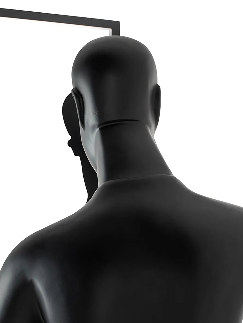 Lámpara de pie Escultura de espejo humano