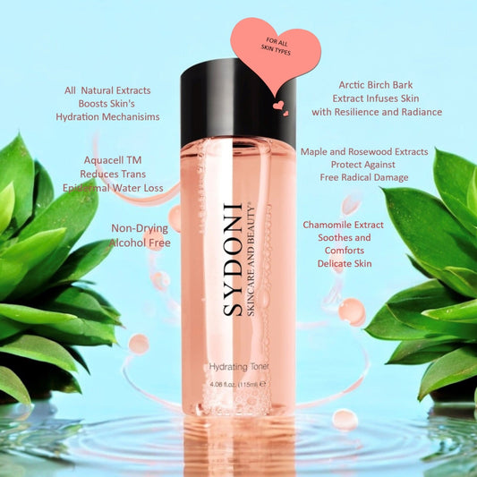 HYDRATING TONER with ARCTIC BIRCH BARK EXTRACT 4.06 FL. OZ.