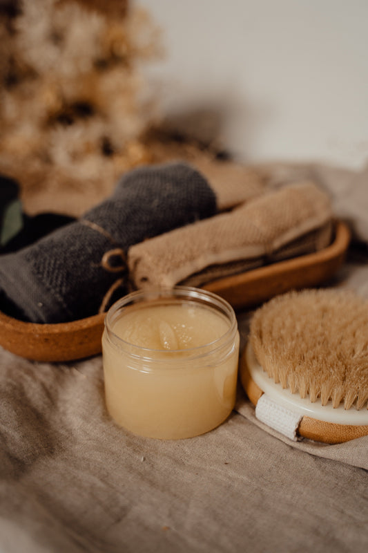 Exfoliante de azúcar moreno