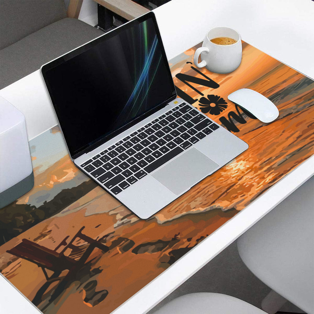 Livin' the Dream Beach Sunset Large Mousepad Desk Mat -available in 2 sizes