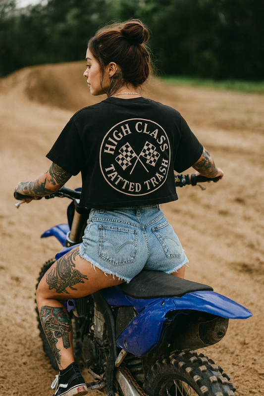 Basura de clase alta tatuada Crop