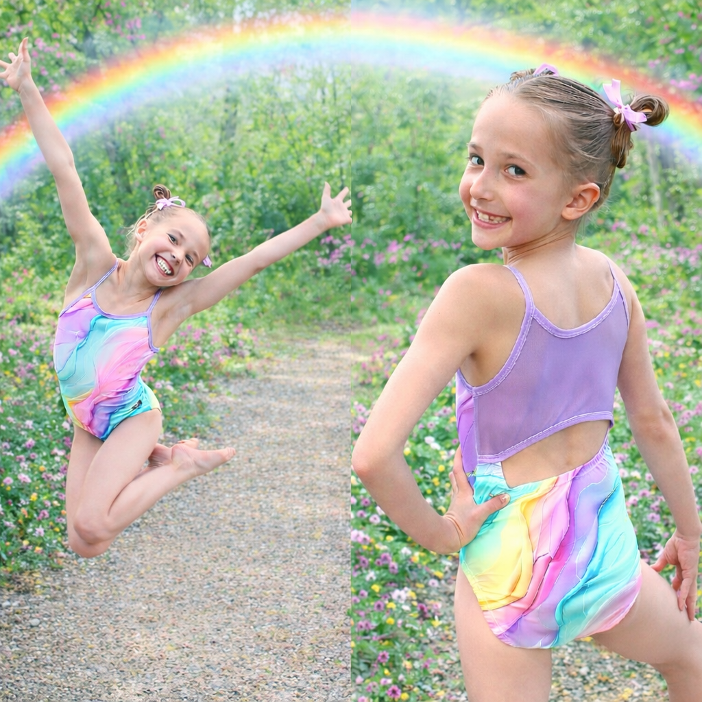 Spring Sherbet Leotard