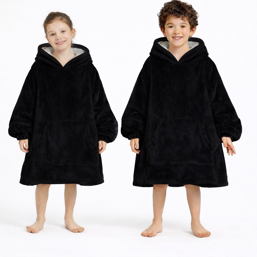 Black Blanket Hoodie