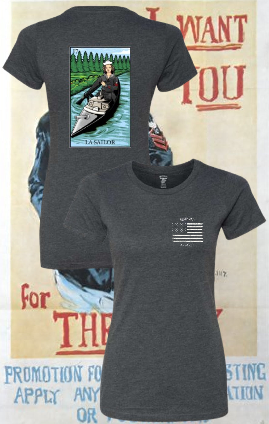 La Sailor Loteria T-Shirt by La Linea MEXUSMAR