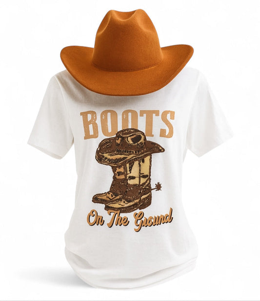 Camiseta Boots on the Ground {Unisex}