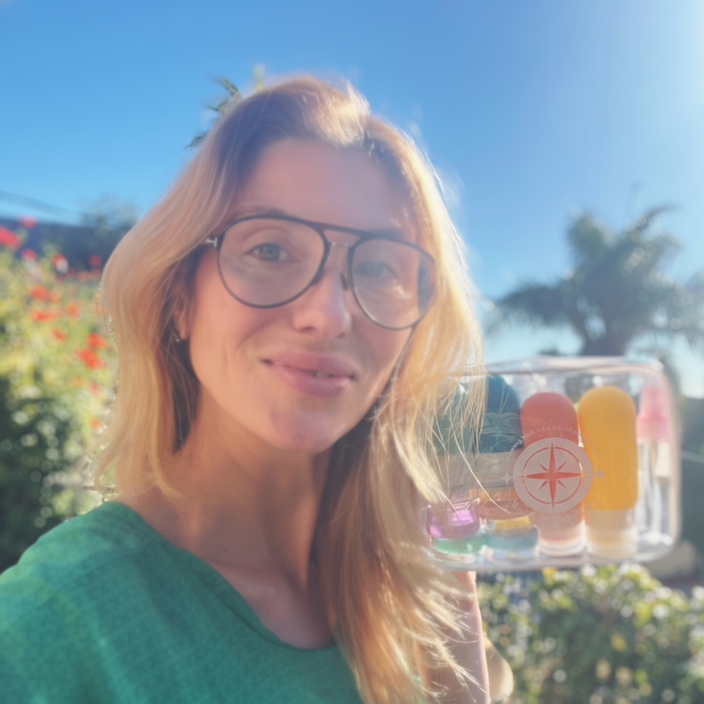 TSA-Approved Reusable Silicone Travel Bottles Set – 16 pcs / White Pack – Optional Logo