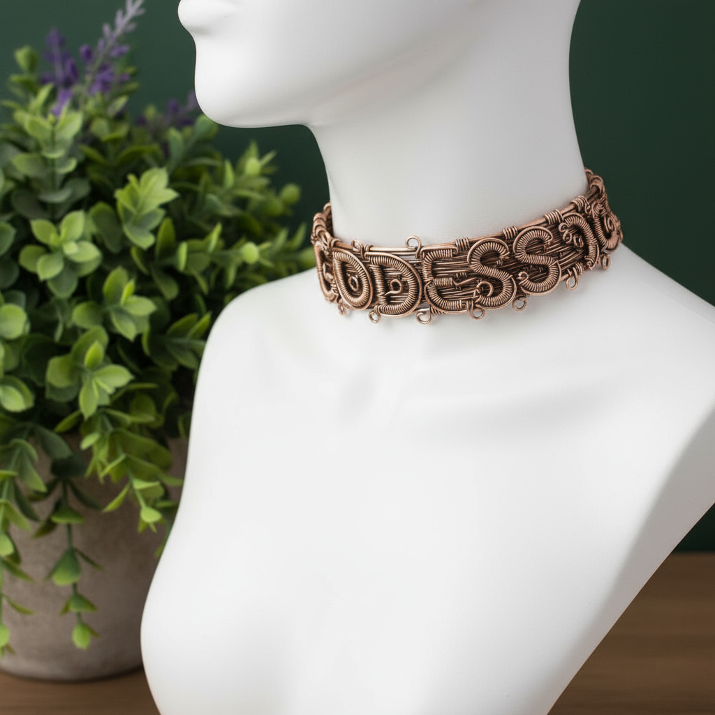 Custom Goddess Choker Necklace
