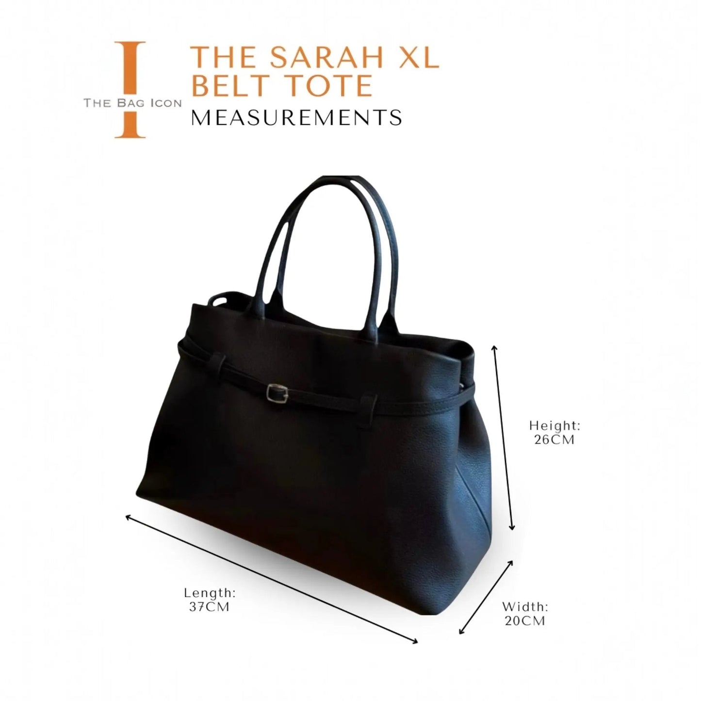 EL BOLSO GRANDE XL SARAH CON CINTURÓN