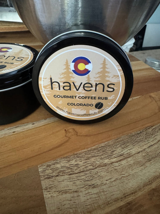 Lata de 5 oz de Colorado, Havens Coffee Rub