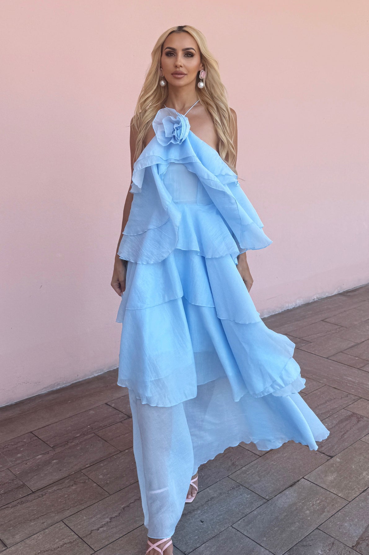 Vestido largo Riley Rose