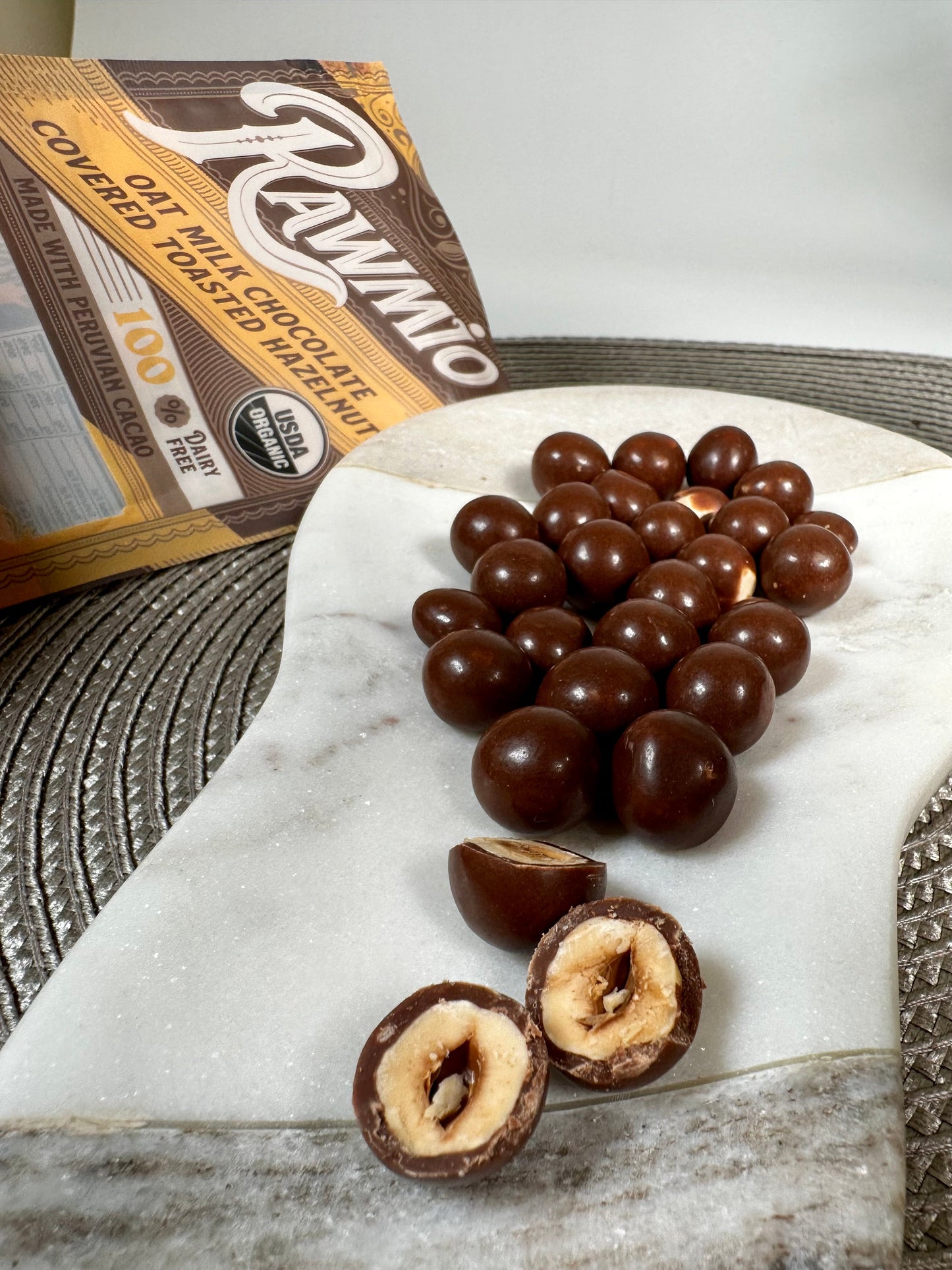 Oat Milk Chocolate Covered Toasted Hazelnuts