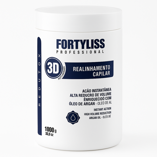 FORTYLISS 3D POWER HAIR BTOX INSTANT ACTION VOLUME REDUCTION 34oz 1kg