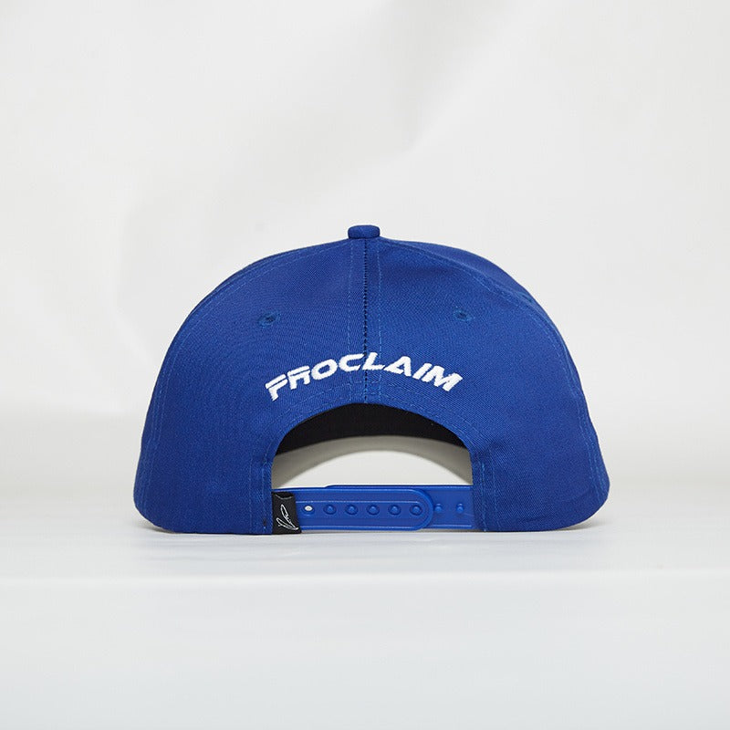 God’s Work- Gorra de cierre a presión Serie Signature Cobalt