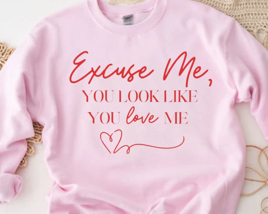Disculpa, parece que la sudadera rosa "It Looks Like You Love Me"