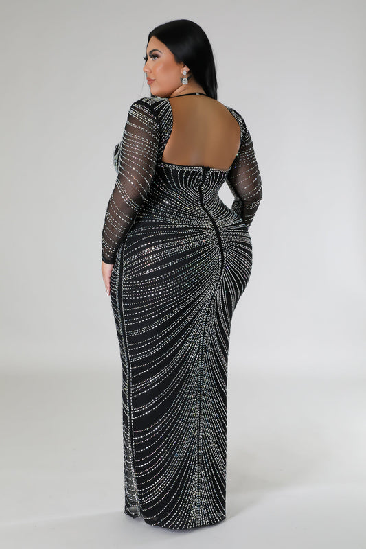Vestido de talla grande Center Of Envy