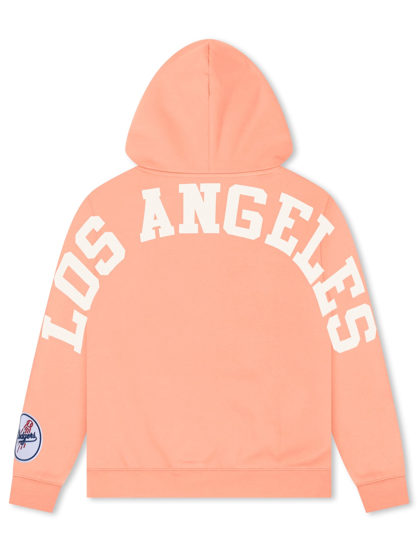 Sudadera con Capucha Pro Standard La Dodgers Wingspan con Hombros Caídos - Guayaba