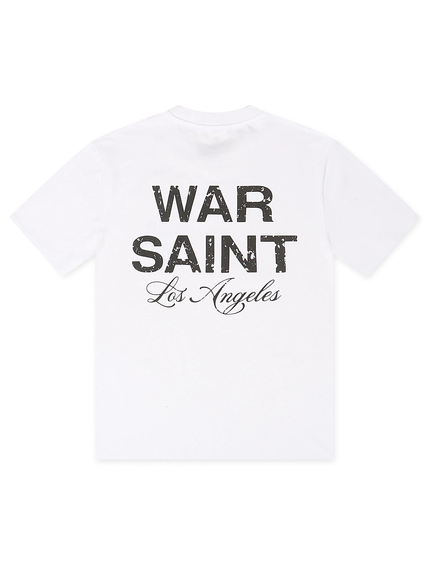 Warsaint LA Script Tee - White/Black