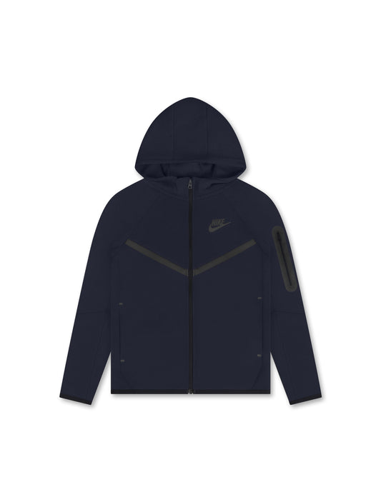 Nike Big Kids Sportswear Tech Fleece Hoodie - Obsidian